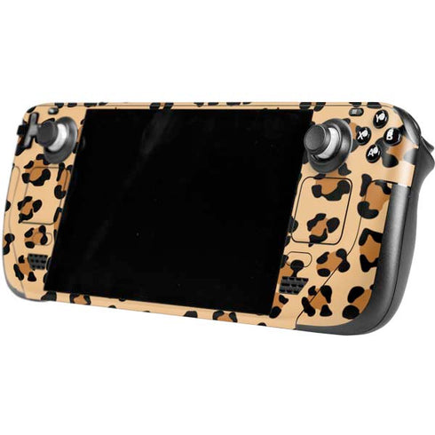 Leopard Spots Print Steam Deck Handheld Gaming Computer Skin
